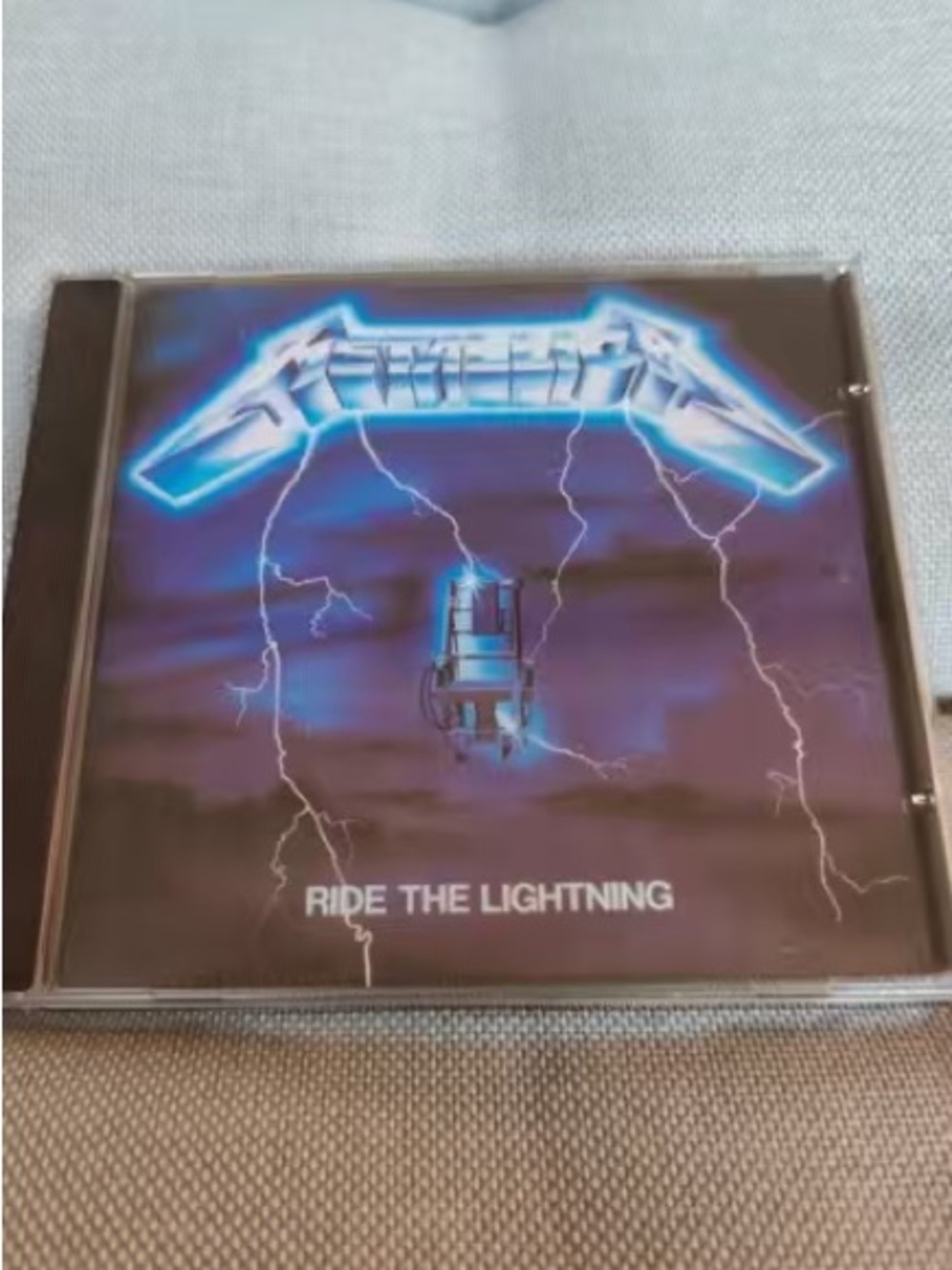 Metallica "Ride the Lightning" CD - Blue & Purple Album Art